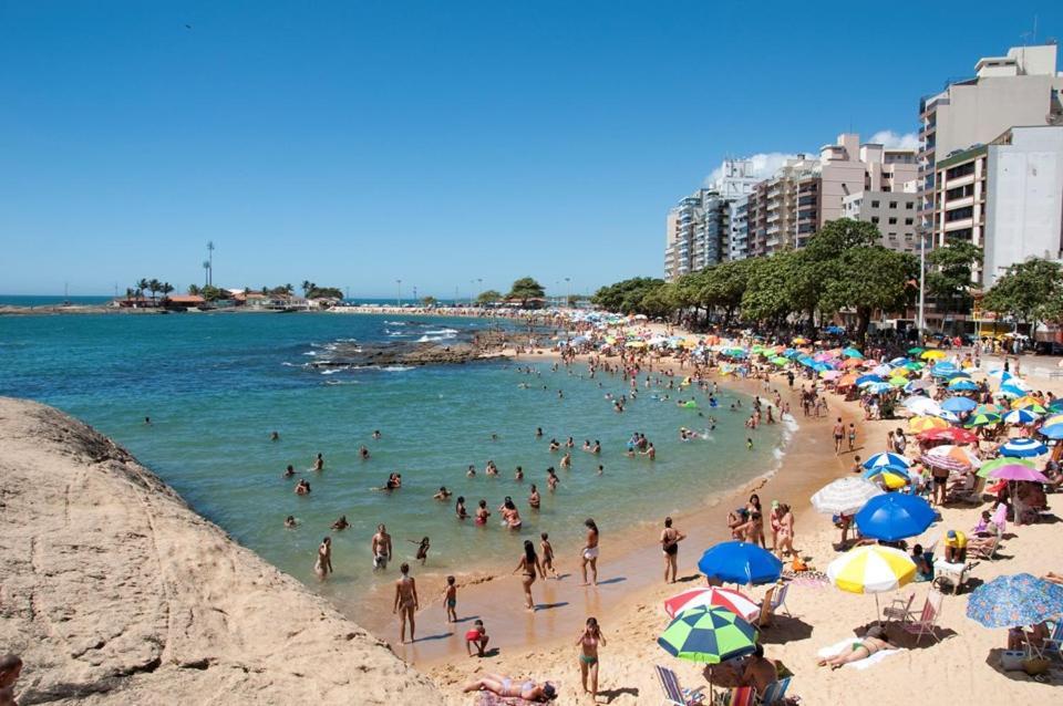 Apartamento Aconchegante Familiar - 3 Quartos - Guarapari - Centro Dış mekan fotoğraf